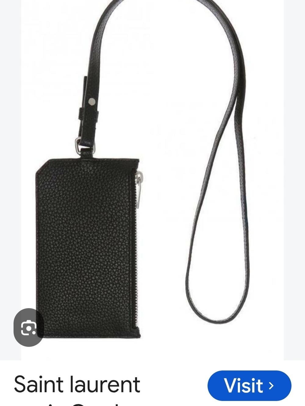 Saint Laurent leather cardholder